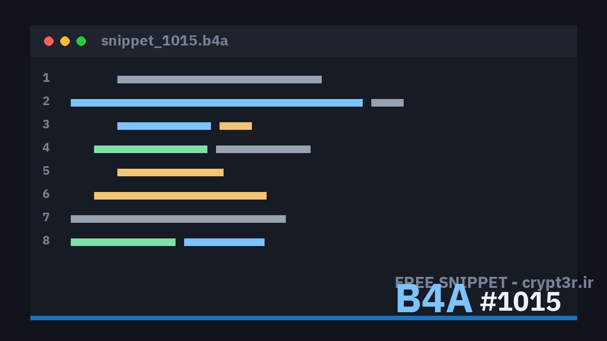 ترفند B4A: ذخیره و خواندن لیست با WriteList و ReadList — با مثال عملی